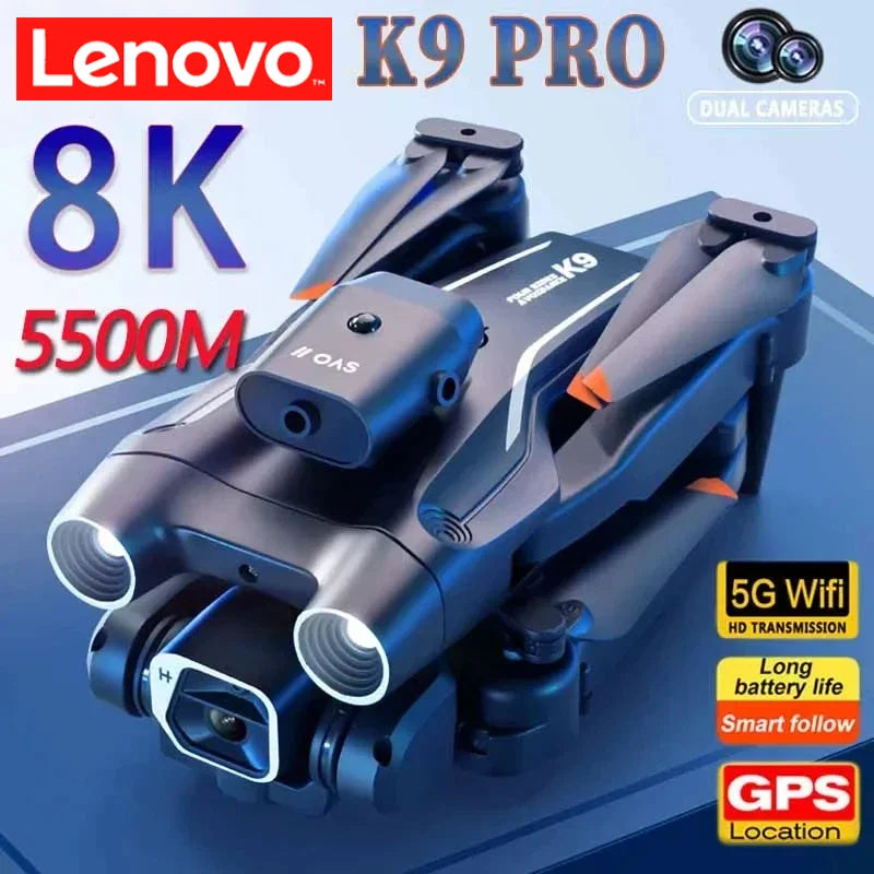 Drone Pro K9 visión nocturna y sensor anti colisión 4K/8K