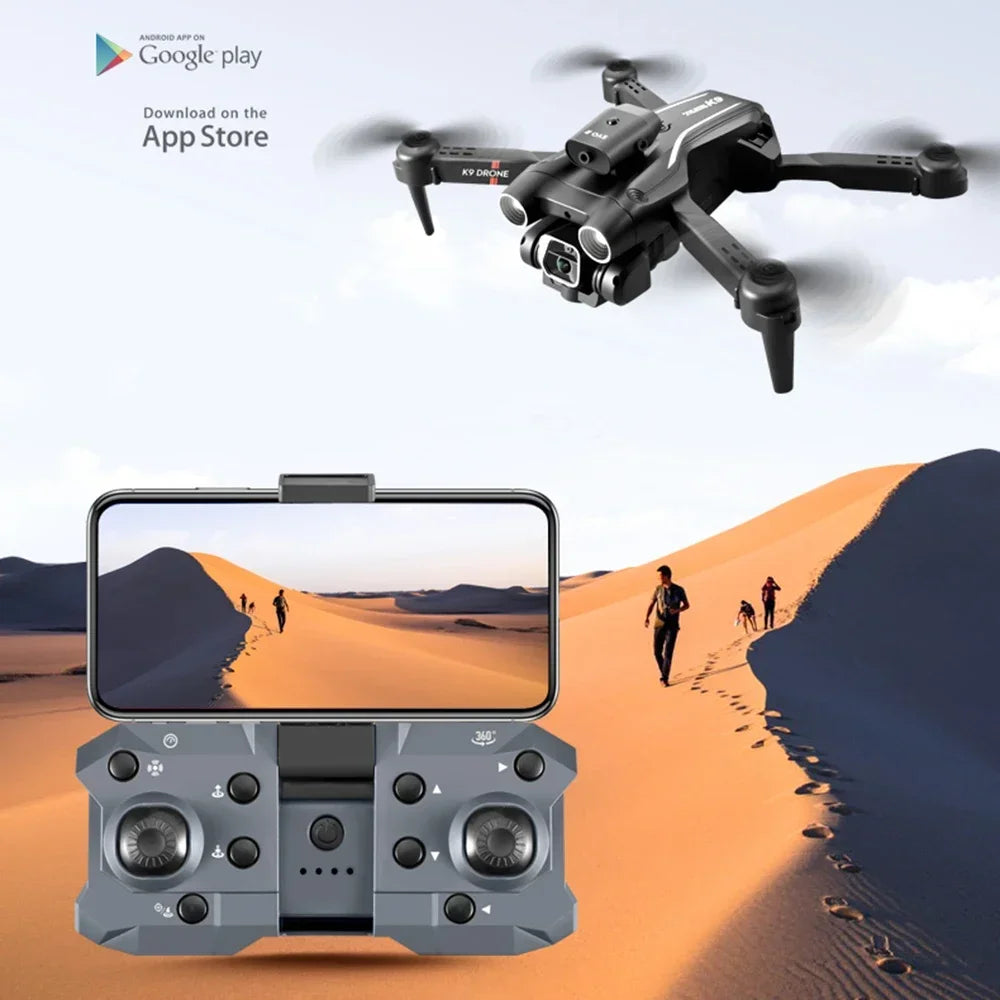Drone Pro K9 visión nocturna y sensor anti colisión 4K/8K